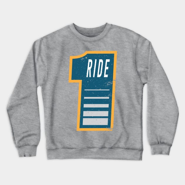 No. 1 Ride - Motorcycle Crewneck Sweatshirt by Kyle O'Briant